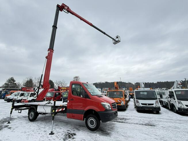 Mercedes Sprinter Zwyżka Podnośnik Koszowy VERSALIFT VTX-240 UDT Wysokość Podnoszenia 24m (Multitel