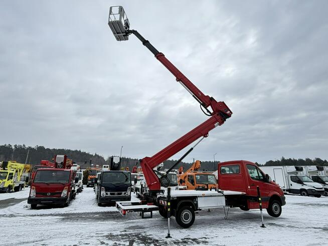 Mercedes Sprinter Zwyżka Podnośnik Koszowy VERSALIFT VTX-240 UDT Wysokość Podnoszenia 24m (Multitel