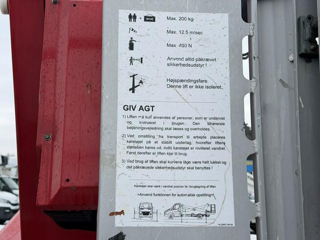 Mercedes Sprinter Zwyżka Podnośnik Koszowy VERSALIFT VTX-240 UDT Wysokość Podnoszenia 24m (Multitel