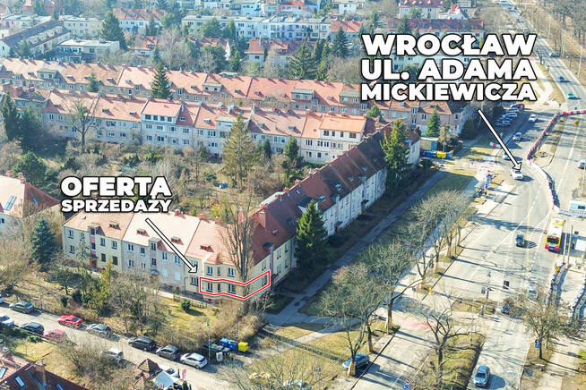 Na sprzedaż 2 pokoje, zielona okolica I Sępolno