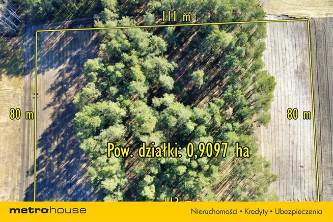 Urokliwa Działka rolno-leśna 0,91 ha Chudek
