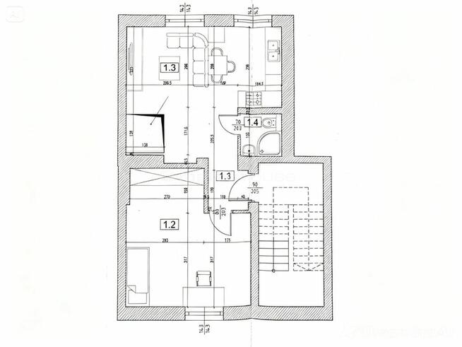 Dwupoziomowe mieszkanie po remoncie