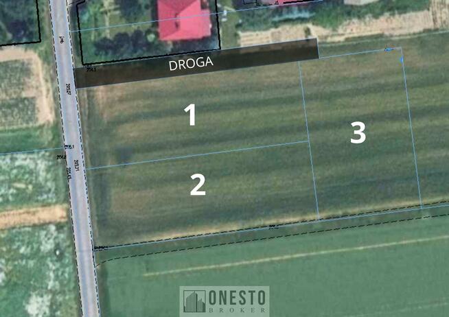 Działka budowlana Nasutów gm. Niemce