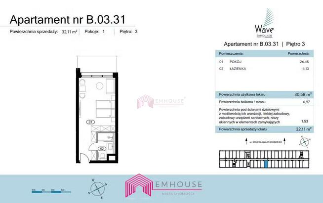 Mieszkanie Świnoujście, Bolesława Chrobrego