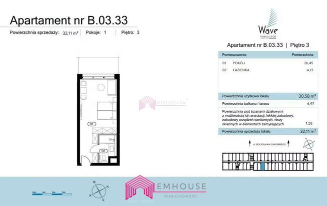 Mieszkanie Świnoujście, Bolesława Chrobrego