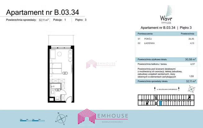 Mieszkanie Świnoujście, Bolesława Chrobrego
