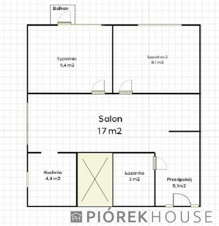 3-pokojowe mieszkanie na Targówku