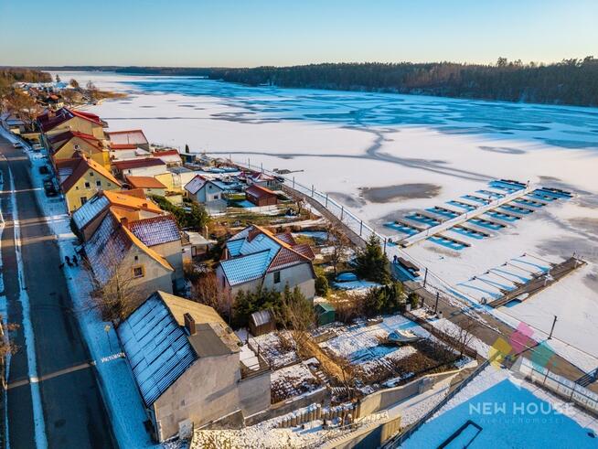 Widok na jezioro, I linia brzegowa, port