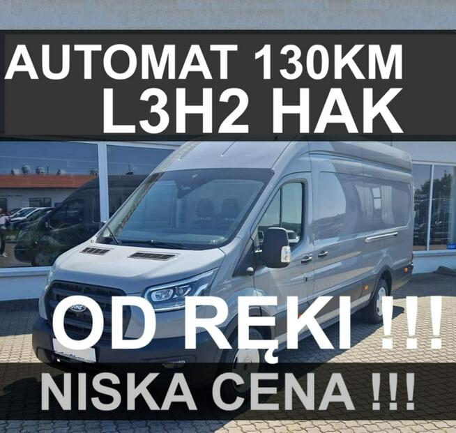 Ford Transit Automat L3H2 130KM Kamera  Zabudowa paki Niska Cena Odręki ! 1701 zł