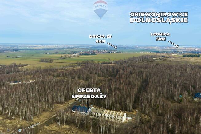 Nowoczesny dom z ogródkiem, w otulinie lasu