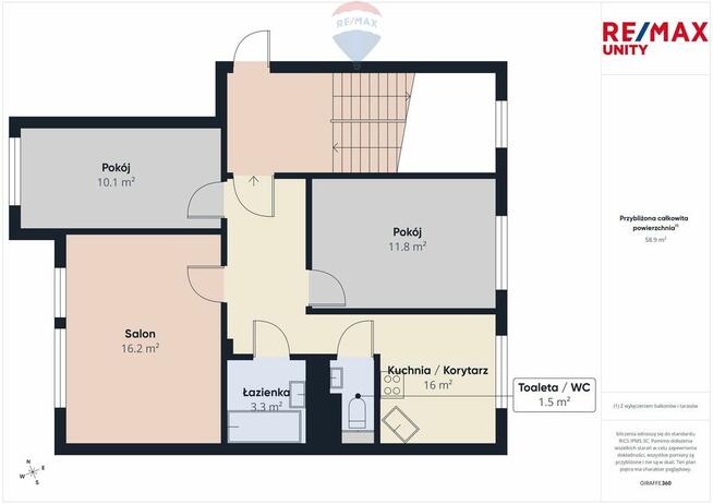 Łęczna|3 pokoje|po remoncie