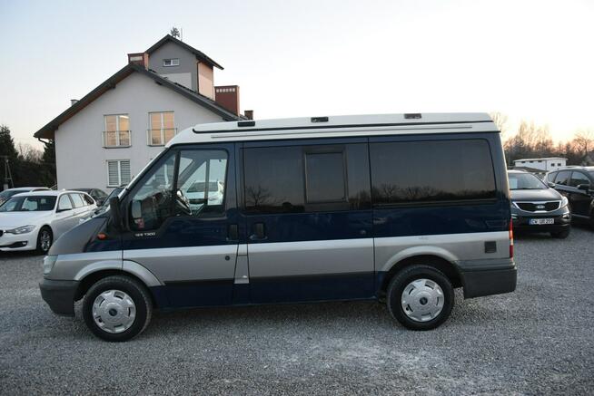 Ford Transit 2.0D Kamper 7- Osobowy/ Klima/ Podnoszone łóżko/ Sprowadzony