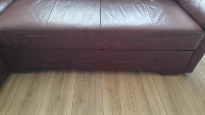 Skórzany narożnik ETAP SOFA z funkcją spania + pojemnik na p