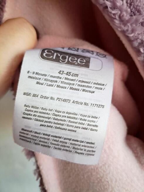 Czapka dziecięca 6-9 miesięcy