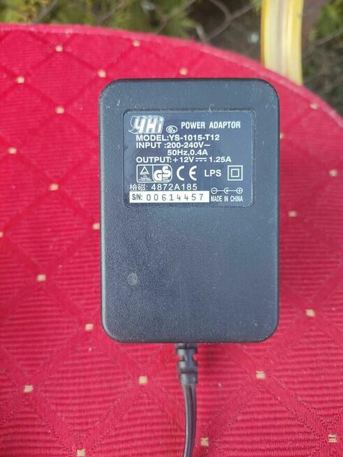 Adapter Zasilacz Sieciowy 12V Yhi YC-1015 T12 oryginalny