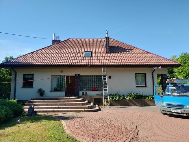 Malowanie dachów Prace dekarskie Montaz papy termozgrzewalne