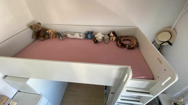 IKEA łóżko na antresoli SMASTAD białe