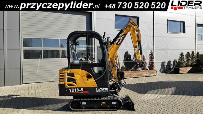YUCHAI YC18-9, JOYSTICKI, ROZSUWANE GĄSIENICE, silnik DIESEL