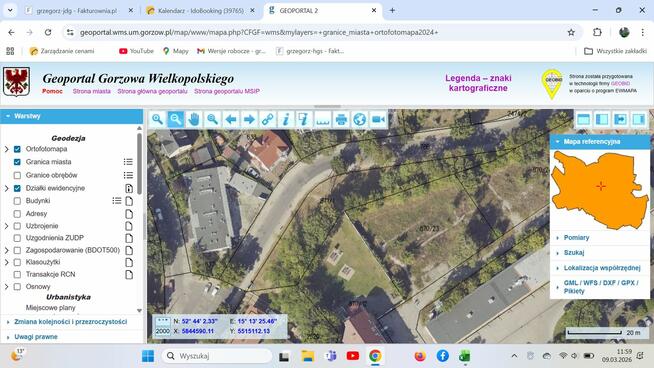 Sprzedam działkę usługową Gorzów Wlkp Centrum