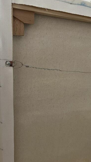 Dalmatyński pelikan. Obraz olejny 100x80 cm