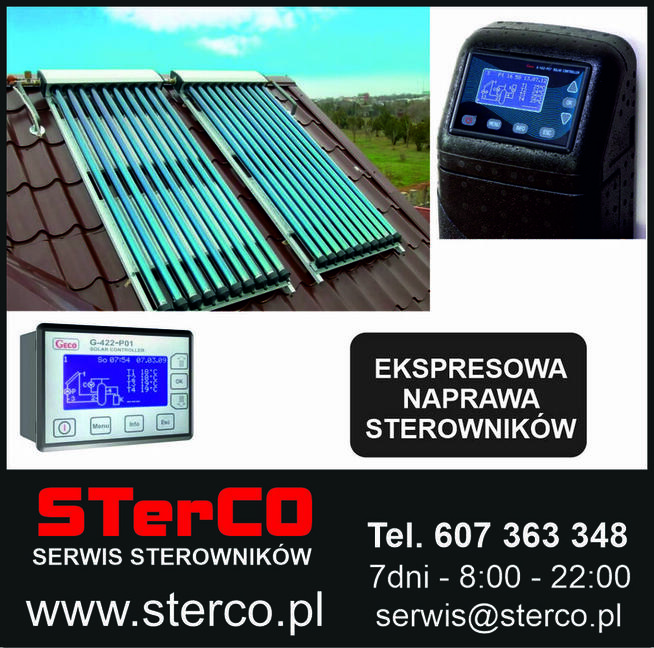 Naprawa sterowników do kotłów, układów solarnych