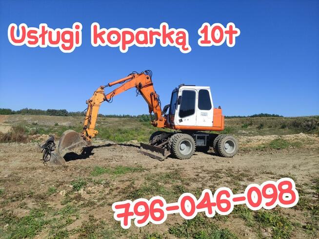 Usługi koparką roboty ziemne Kielce