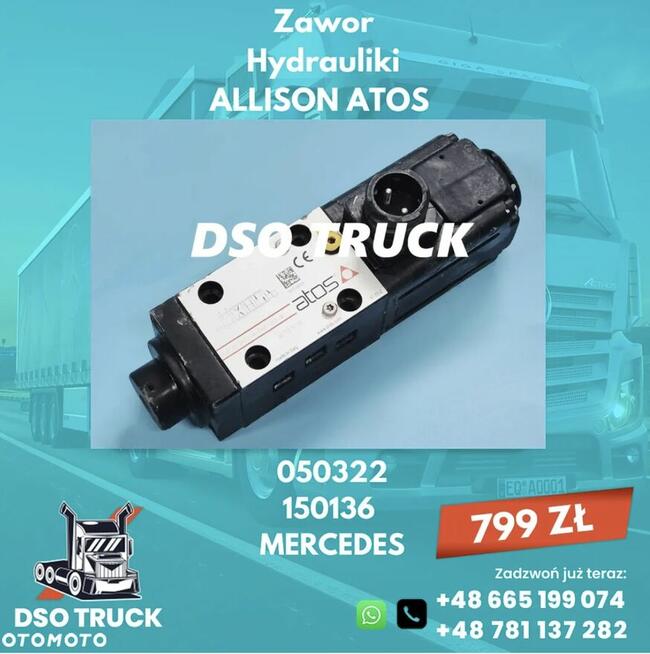 Zawor Hydrauliki ALLISON ATOS 050322 150136 OS Skretna Merce