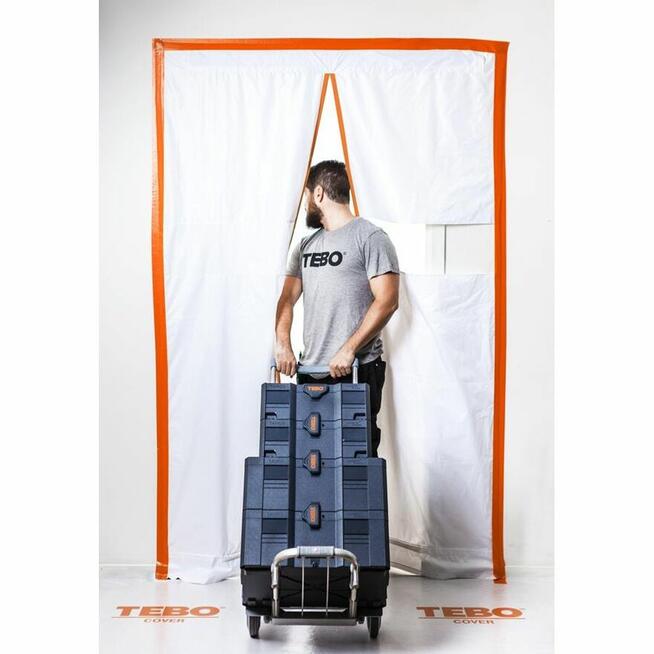 KURTYNA Z MAGNESEM TEBO 2,17X1,38m wielokrotnego użytku