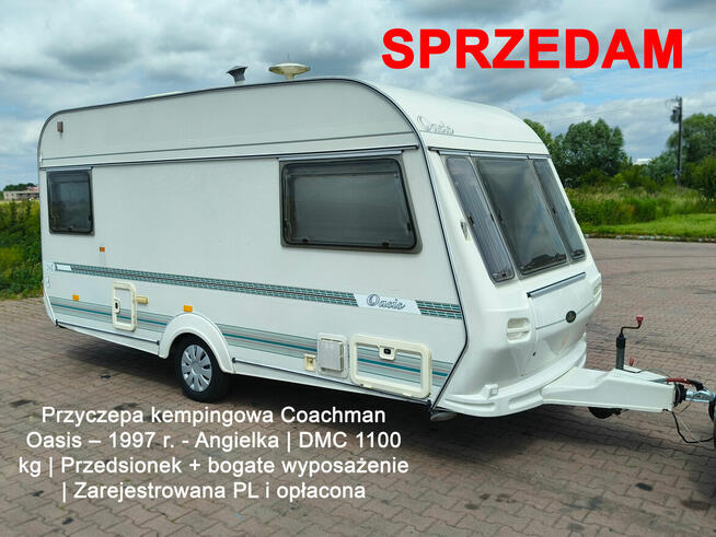 Przyczepa kempingowa Coachman Oasis – 1997 r. - Angielka | D