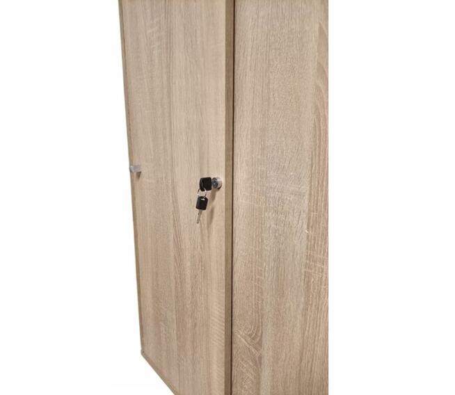 Szafka VCM Lona Drzwi Przesuwne Zamek Złożona Dąb Sonoma