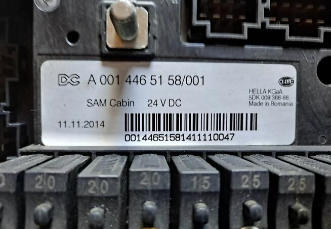 A0014462758 A0014465158 MERCEDES MP4 Skrzynka Tablica Modul