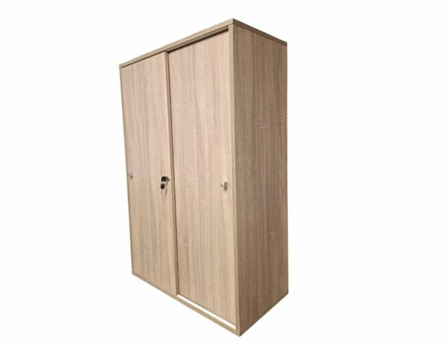 Szafka VCM Lona Drzwi Przesuwne Zamek Złożona Dąb Sonoma