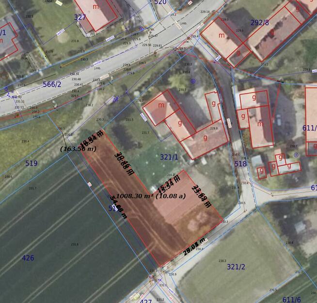 Działka budowlana 10ar, Stanowice gm Strzegom