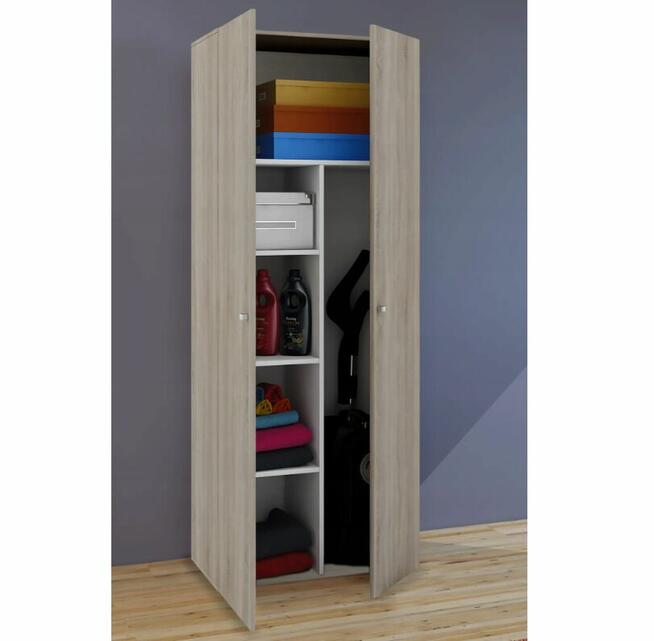 Szafa 178cm Regał na Ubrania Buty 4 Półki (Mały odprysk)