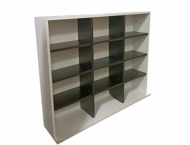 Regał VCM Megosa 102cm ZŁOŻONY Szafka CD DVD Książki