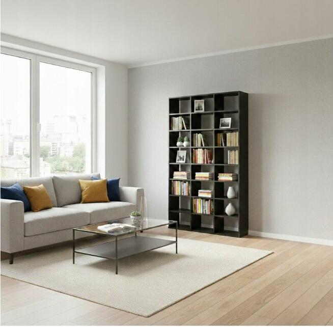 Regał VCM Megosa Maxi Czarny ZŁOŻONY odbiór Kraków 181cm