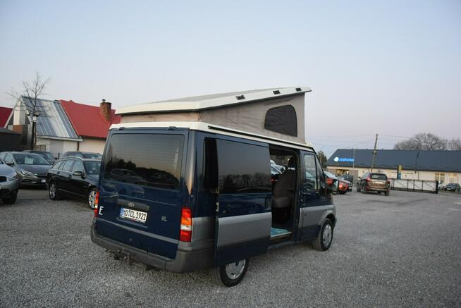 Ford Transit 2.0D Kamper 7- Osobowy/ Klima/ Podnoszone łóżko/ Sprowadzony
