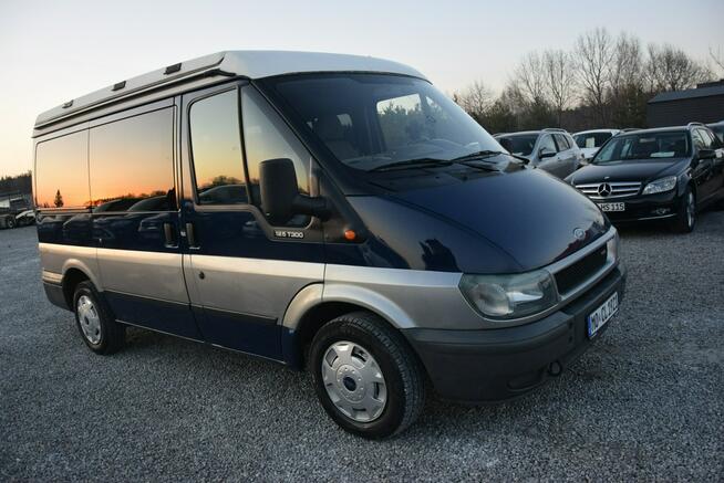 Ford Transit 2.0D Kamper 7- Osobowy/ Klima/ Podnoszone łóżko/ Sprowadzony