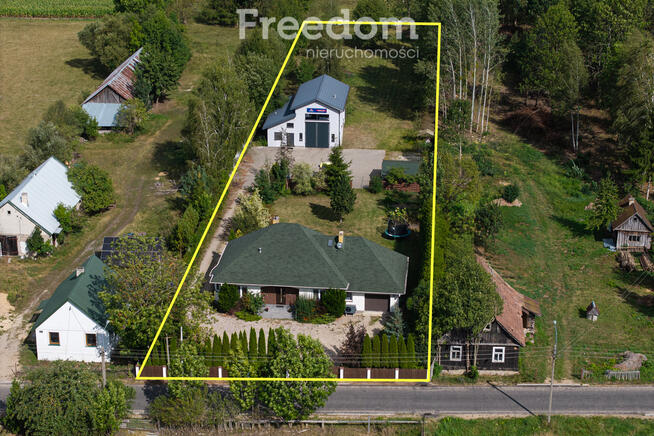 Auto WARSZTAT + DOM parterowy * Działka 4000m2