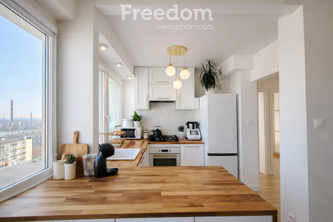 Wyjątkowe urządzone 3 pok. z widokiem Negocjuj.