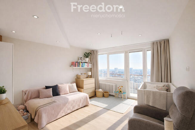 Wyjątkowe urządzone 3 pok. z widokiem Negocjuj.