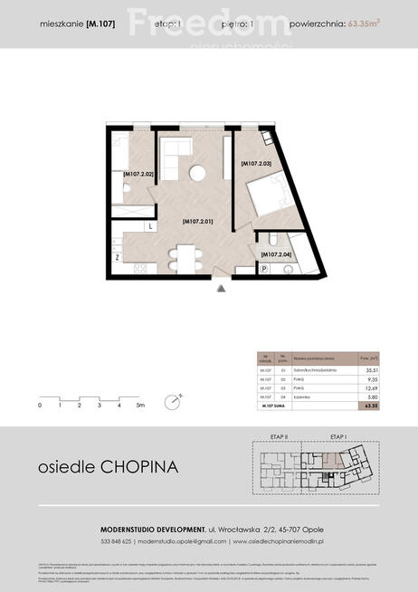 Mieszkanie na sprzedaż M107