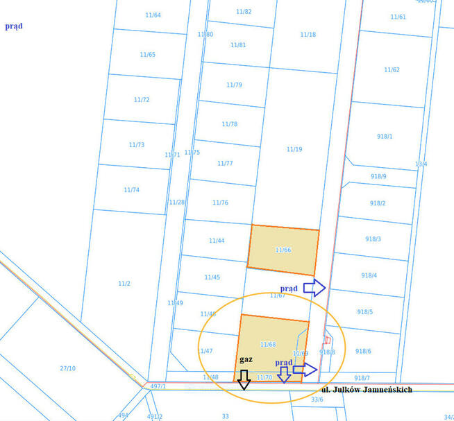 Jamno Łabusz Koszalin działka budowlana z warunkam