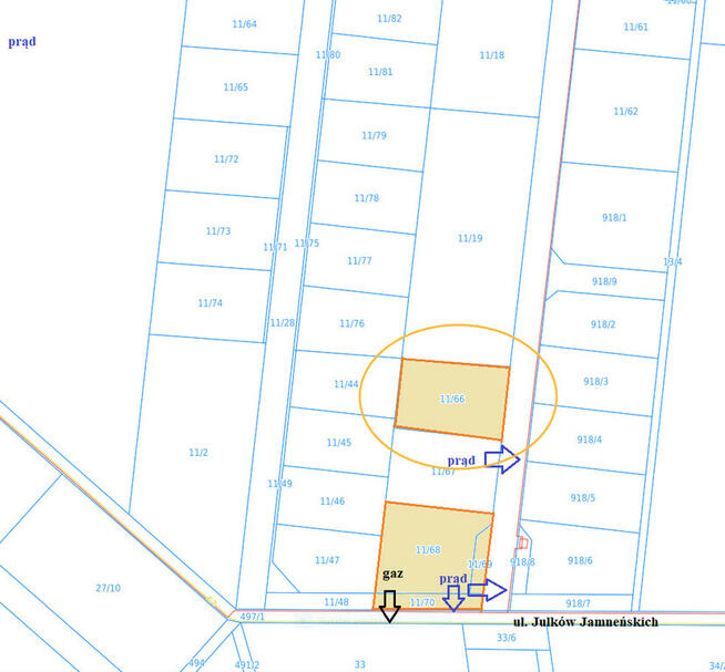Jamno Łabusz Koszalin działka budowlana z warunkam