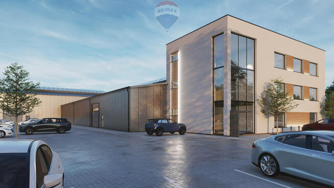 Działka, pozwolenie na 2 hale i biurowiec