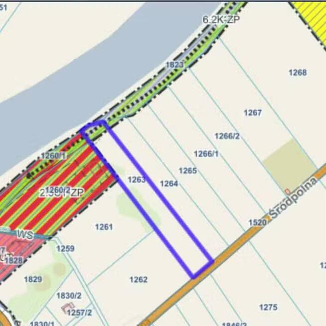 Działka budowlana Nowogród, Śródpolna