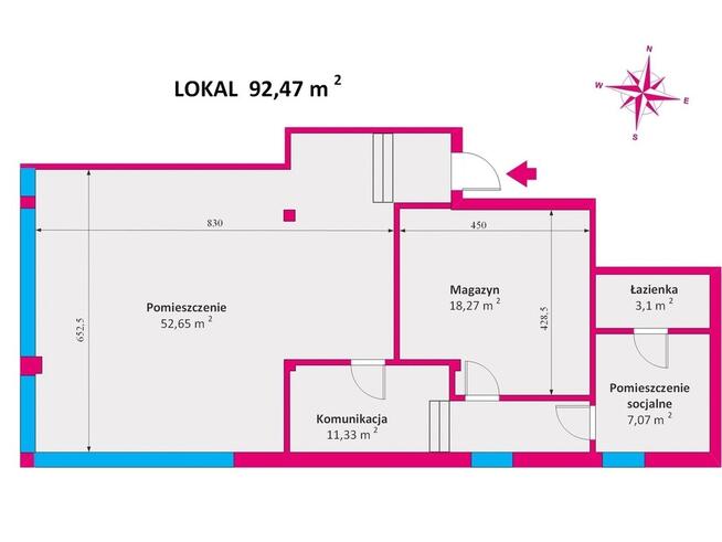 Lokal na parterze z najemcą obok szpitala nr 2