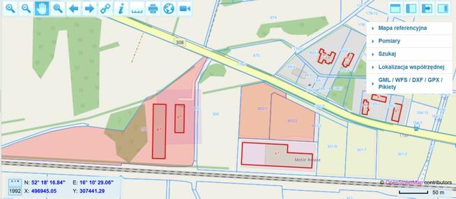 Działka przemysłowa Paproć gm. Nowy Tomyśl,