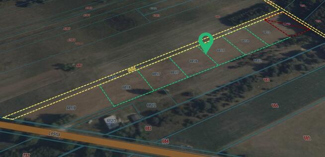 Działka budowlana Wólka gm. Słupia (Konecka),