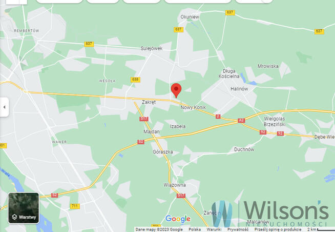 Lokal użytkowy Nowy Konik gm. Halinów, Terespolska